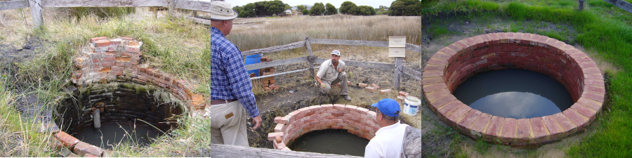 The Well Restoration - Before-During-After The Heritage Well